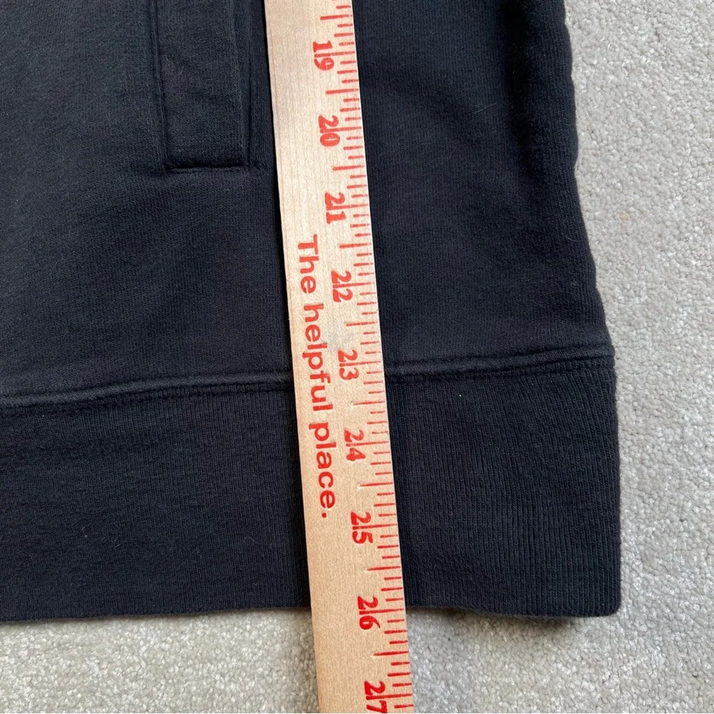 The North Face Hoodie Black Red/white/blue Logo front Kangaroo Pouch men's med